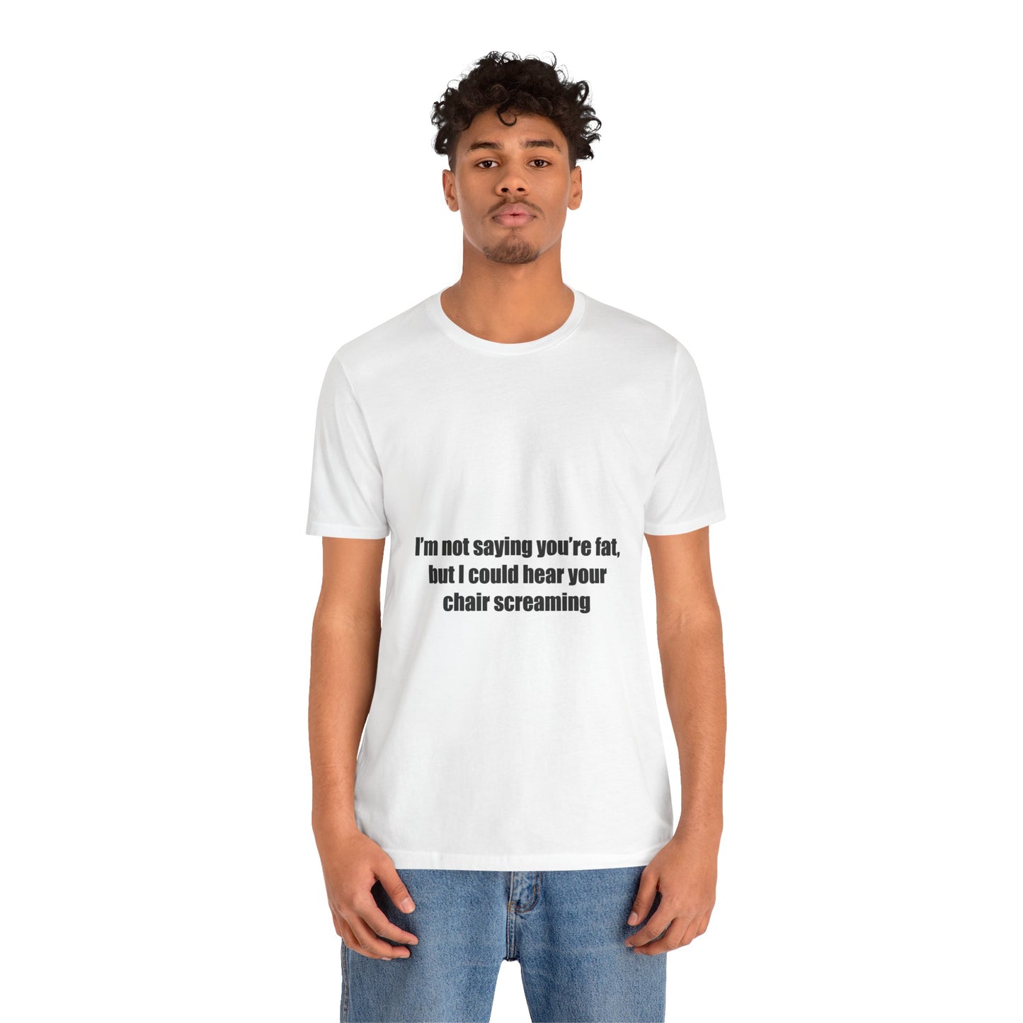 Offensive Unisex Tee - 'screaming chair'