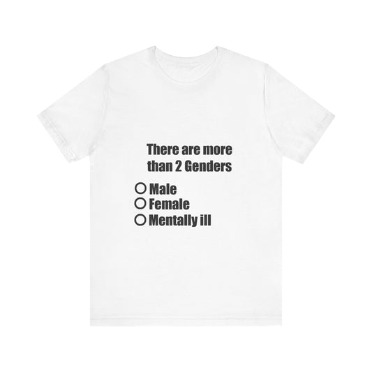 Offensive Unisex Tee - 'more than 2 Genders'